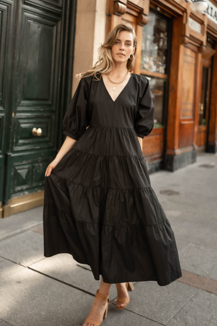 Carmel Maxi Dress in Black - FINAL SALE