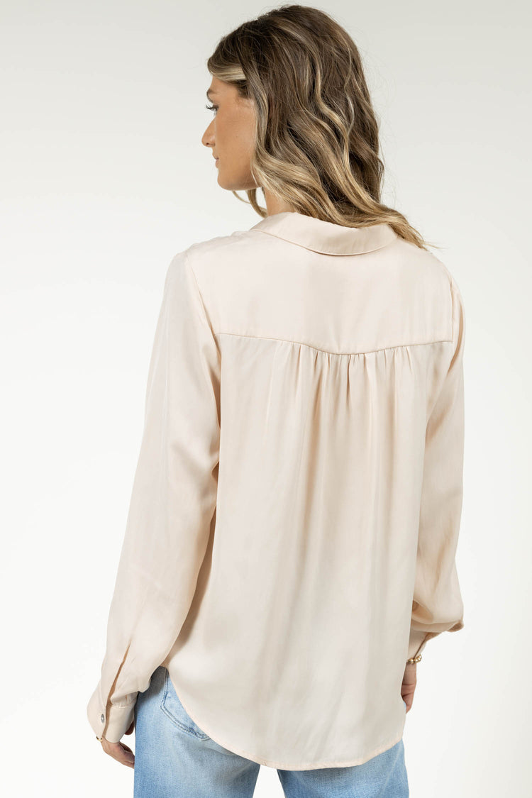 Kyrie Blouse in Ivory - FINAL SALE