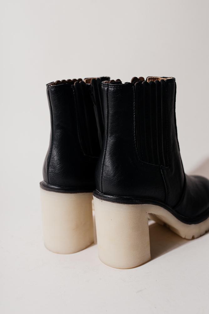 Anastasia Platform Boots in Black - FINAL SALE