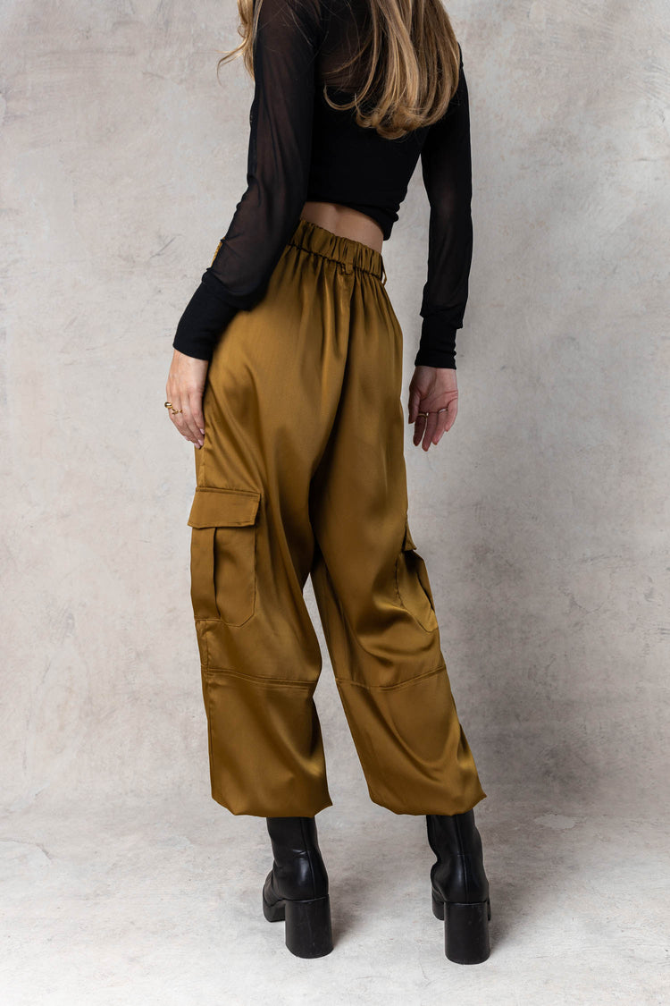 Robin High Rise Pants in Olive - FINAL SALE