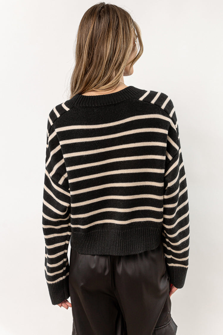 black long sleeve sweater