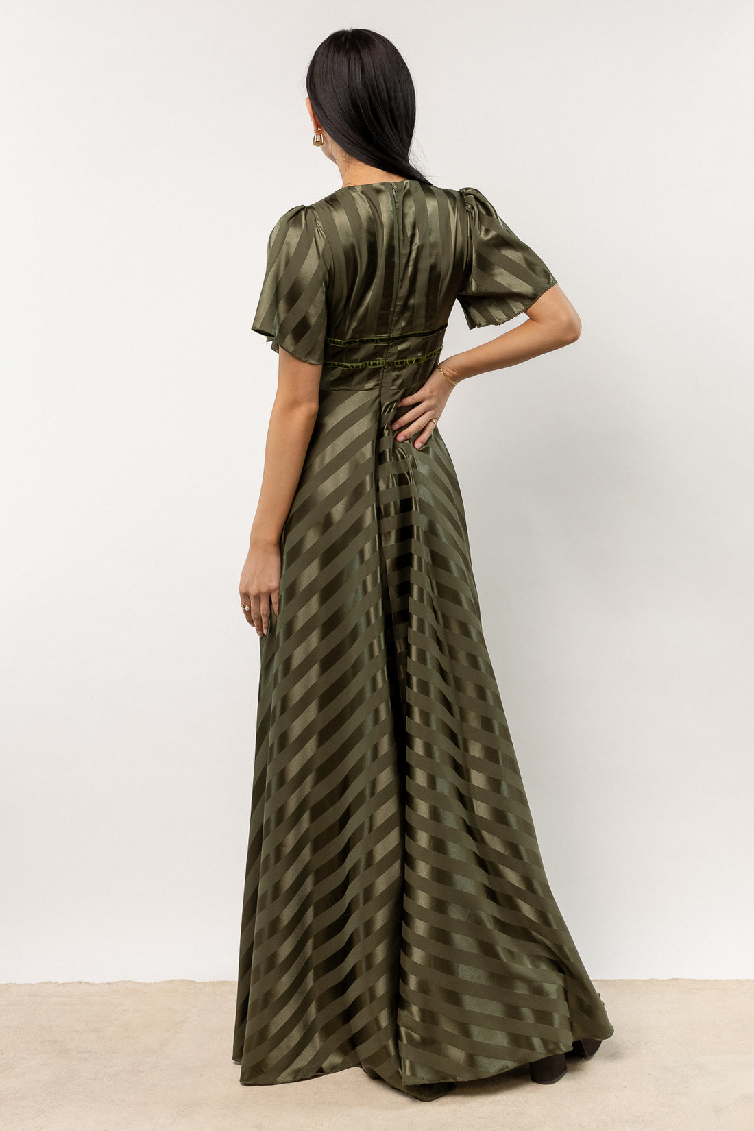 Rylee Maxi Dress in Olive - FINAL SALE | böhme