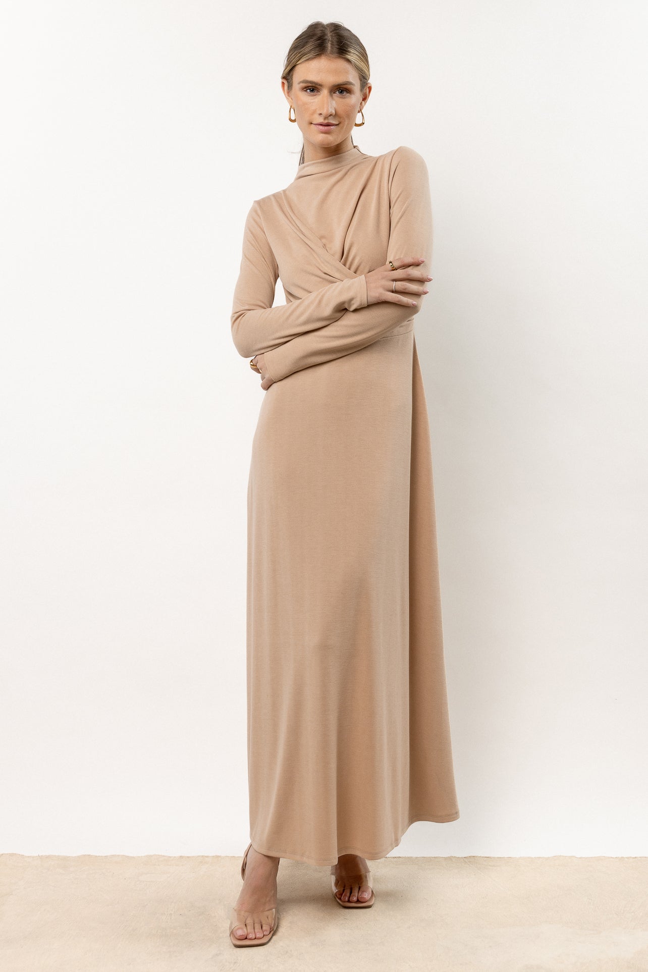 Buy Alacati Flowy Dress in Beige 2024 Online