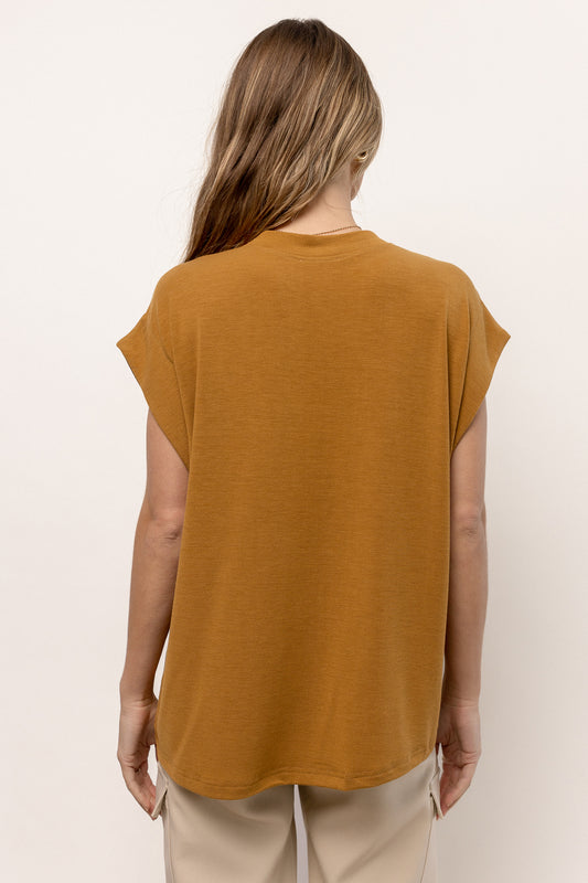 oversized tee with muscle sleeves
