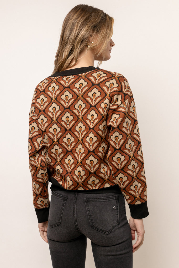 Ivy Printed Sweater - FINAL SALE