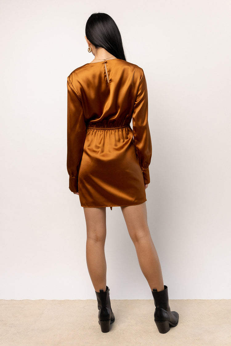 Lori Mini Dress in Copper - FINAL SALE