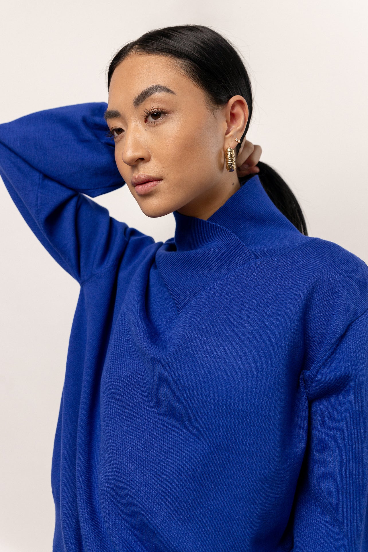 MOLIMARKS Royal Blue Knit Sweater