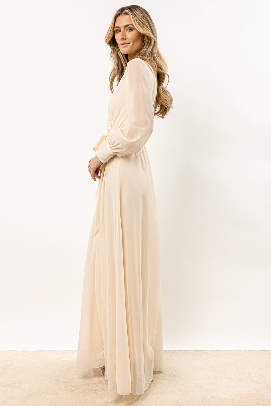 Beige Chiffon Maxi Dress Empire Waist Beige Chiffon Maxi Dress A-line V-neck Long Chiffon Beige Chiffon Maxi Dress Empire Waist Beige Chiffon Maxi Dress A-line V-neck Long Chiffon